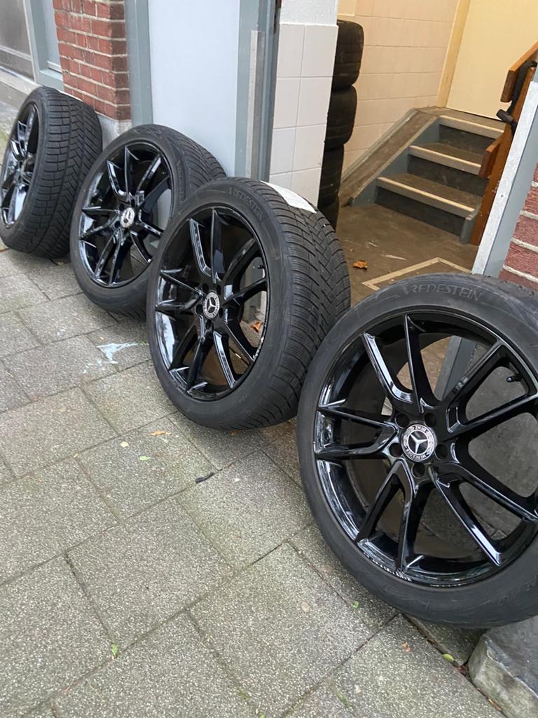Mercedes 20 INCH Black Diamond Cut, Auto-onderdelen, Banden en Velgen, 245 mm, Velg(en), Ophalen of Verzenden, 20 inch