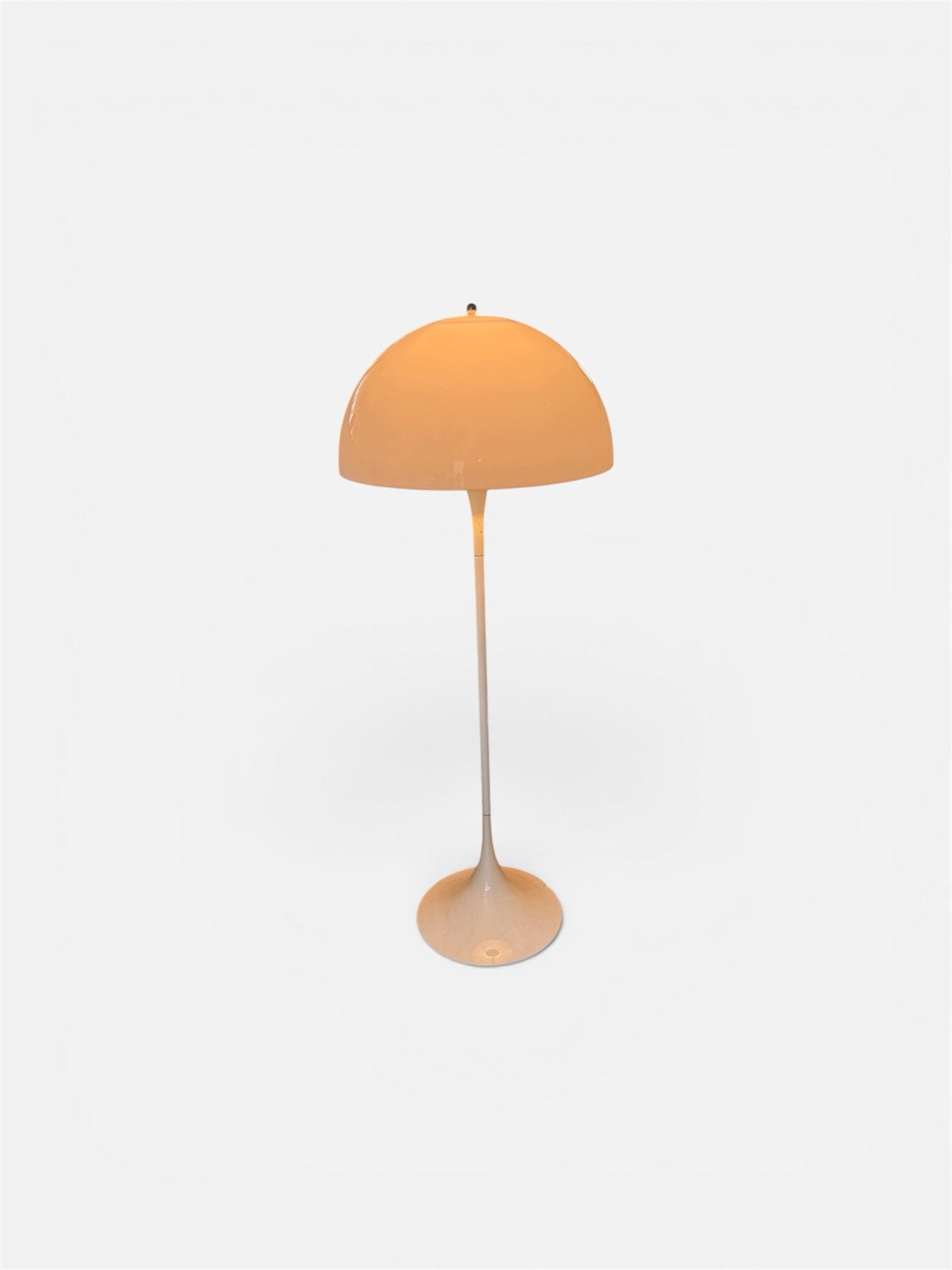 Louis Poulsen Panthella vloerlamp wit/opaal, 130 cm, Ophalen, Zo goed als nieuw, Kunststof, 100 tot 150 cm