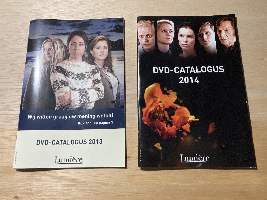 Lumiere DVD-CATALOGUS 2013 en 2014, Vanaf 12 jaar, Ophalen of Verzenden, Zo goed als nieuw, Misdaad