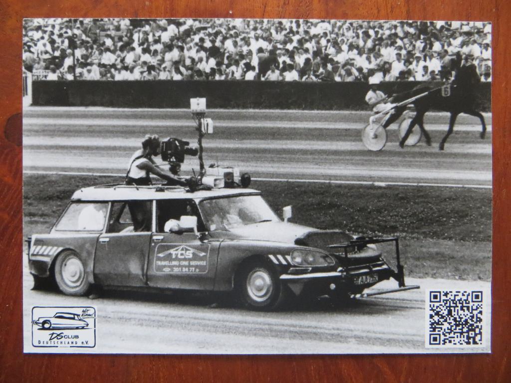 ansichtkaart Citroën DS Break TCS camerawagen, Ophalen of Verzenden, Zo goed als nieuw, Citroën