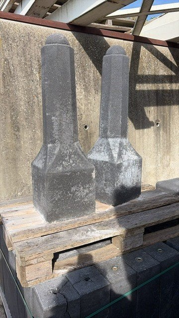 Amsterdammertje 105cm zwart, Tuin en Terras, Ophalen, Zo goed als nieuw, Beton, Minder dan 100 cm