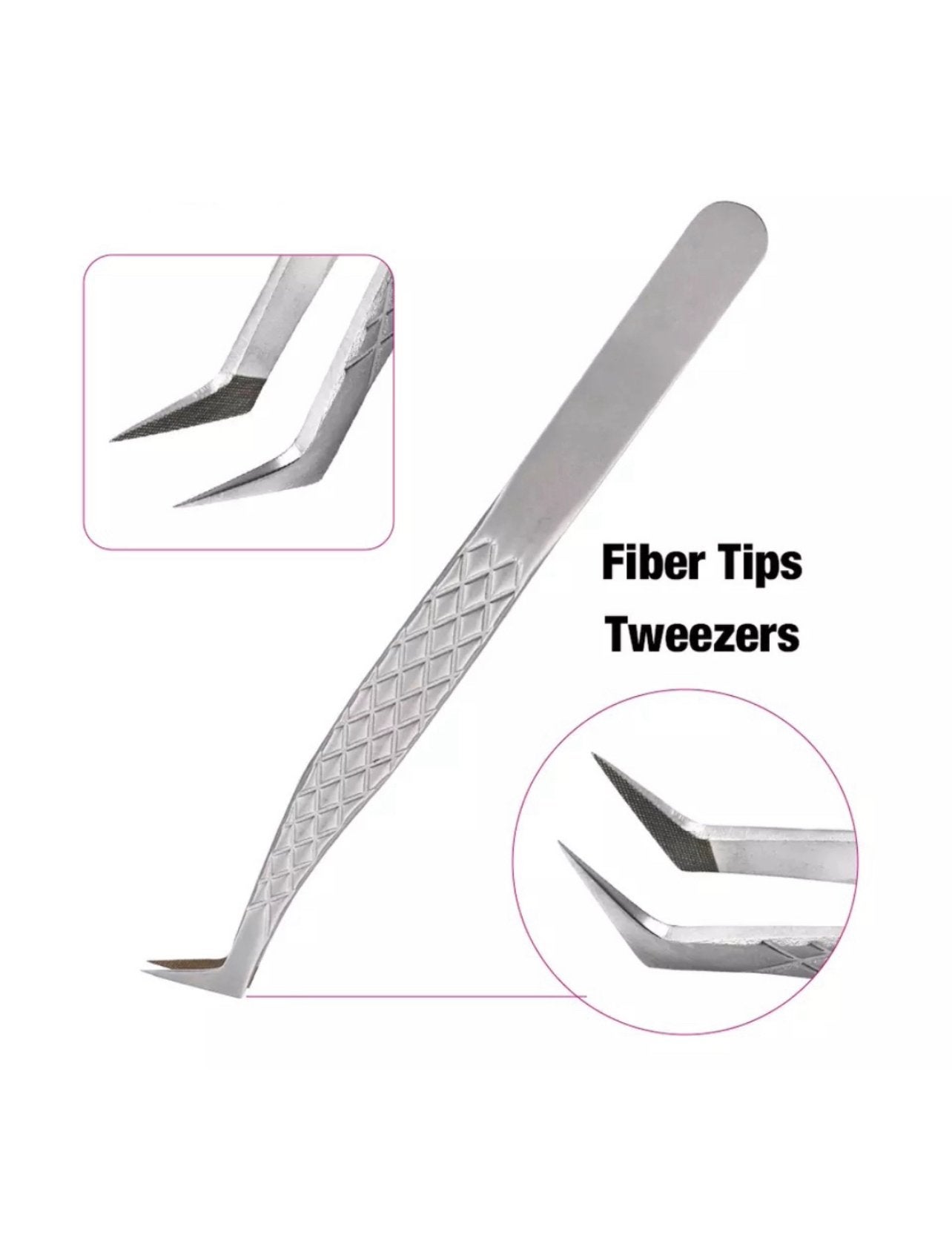 Wimpers Pincet Rvs Superhard., Ogen, ., Zwart, Nieuw