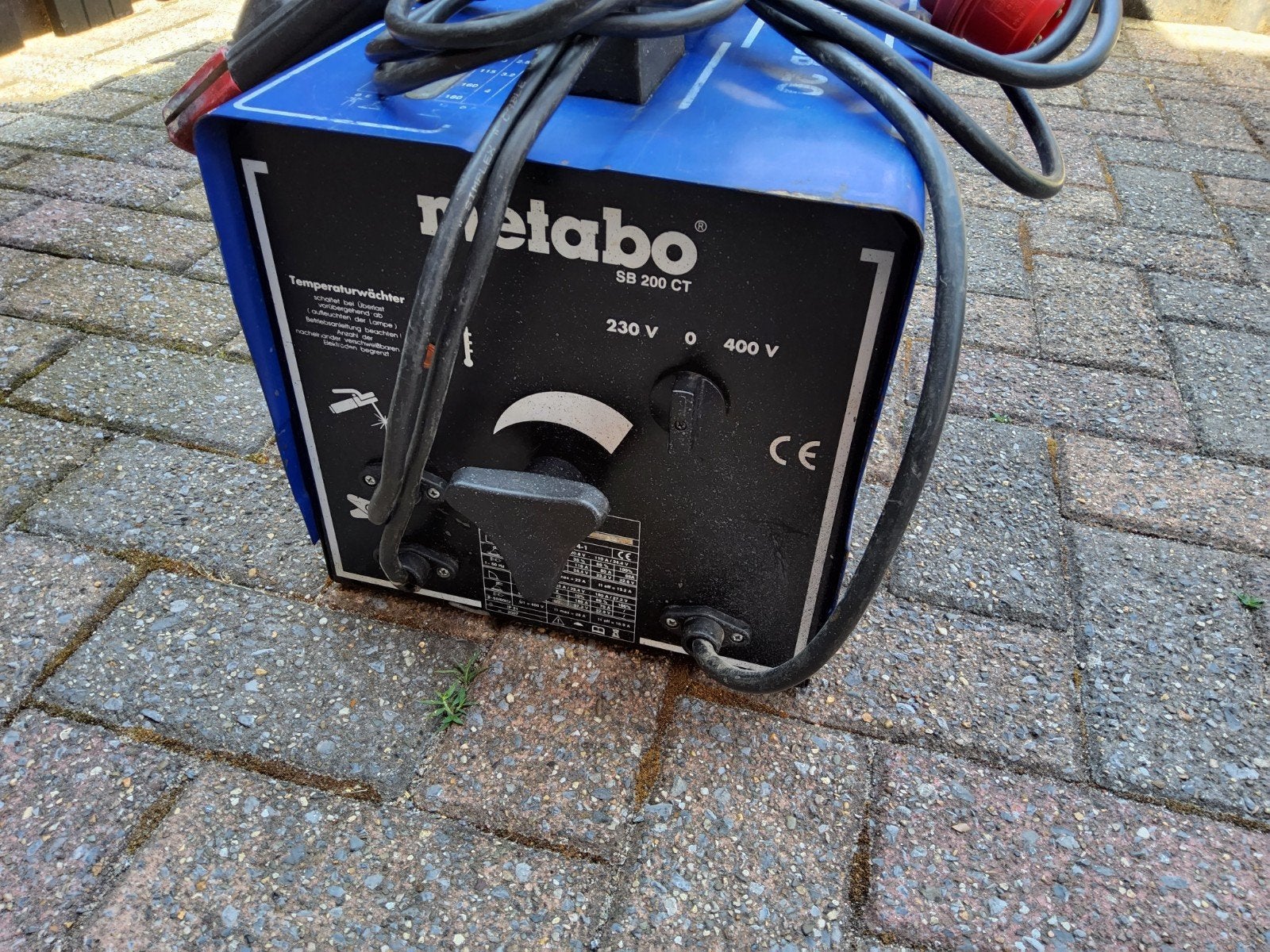 Metabo SB 200 CT Lasapparaat - 230V/400V, Ophalen, Gebruikt, 150 tot 250 ampère, Elektroden