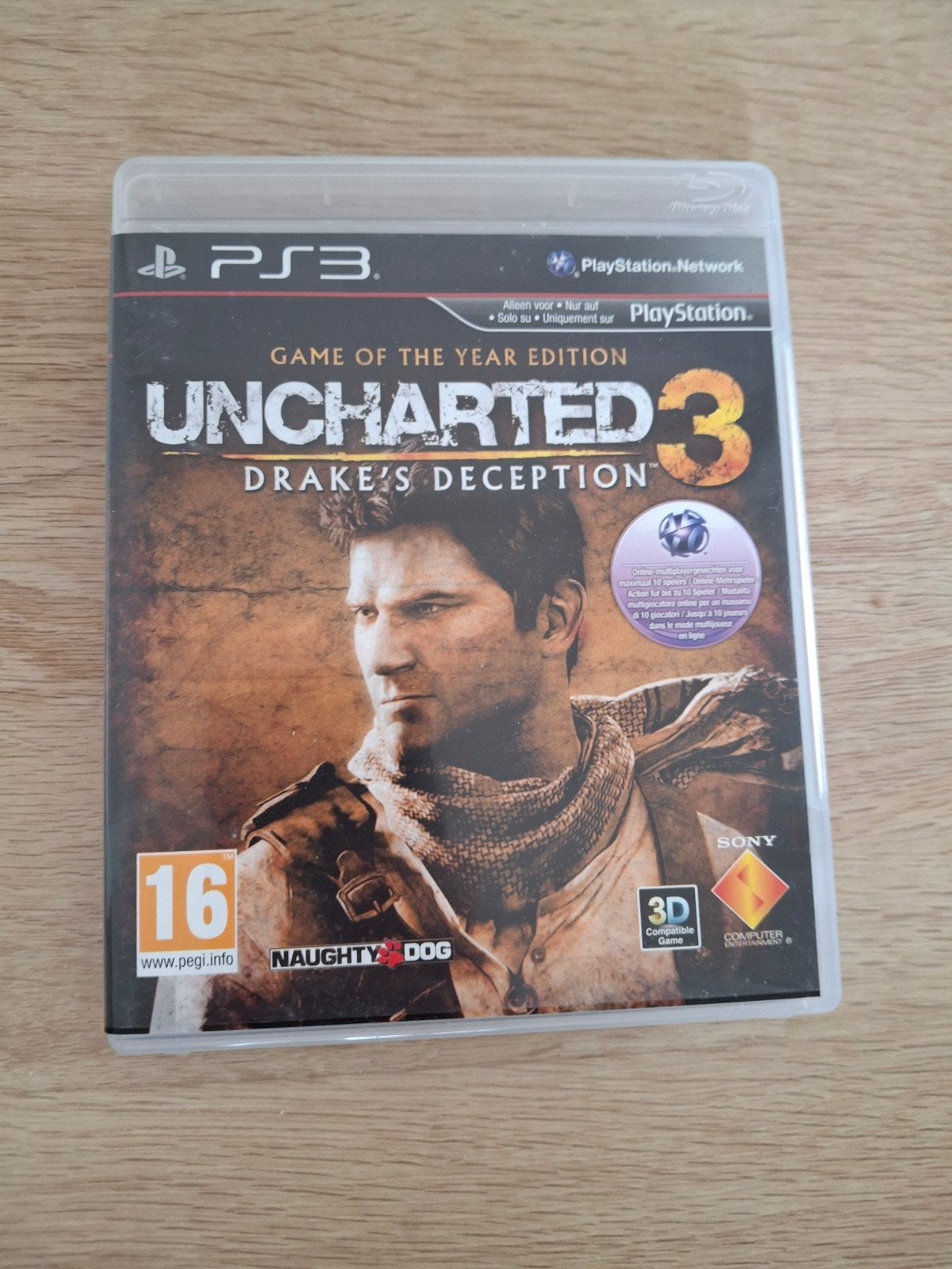 Uncharted 3: Drake's Deception GOTY Edition PS3, Avontuur en Actie, Online, Gebruikt, 1 speler