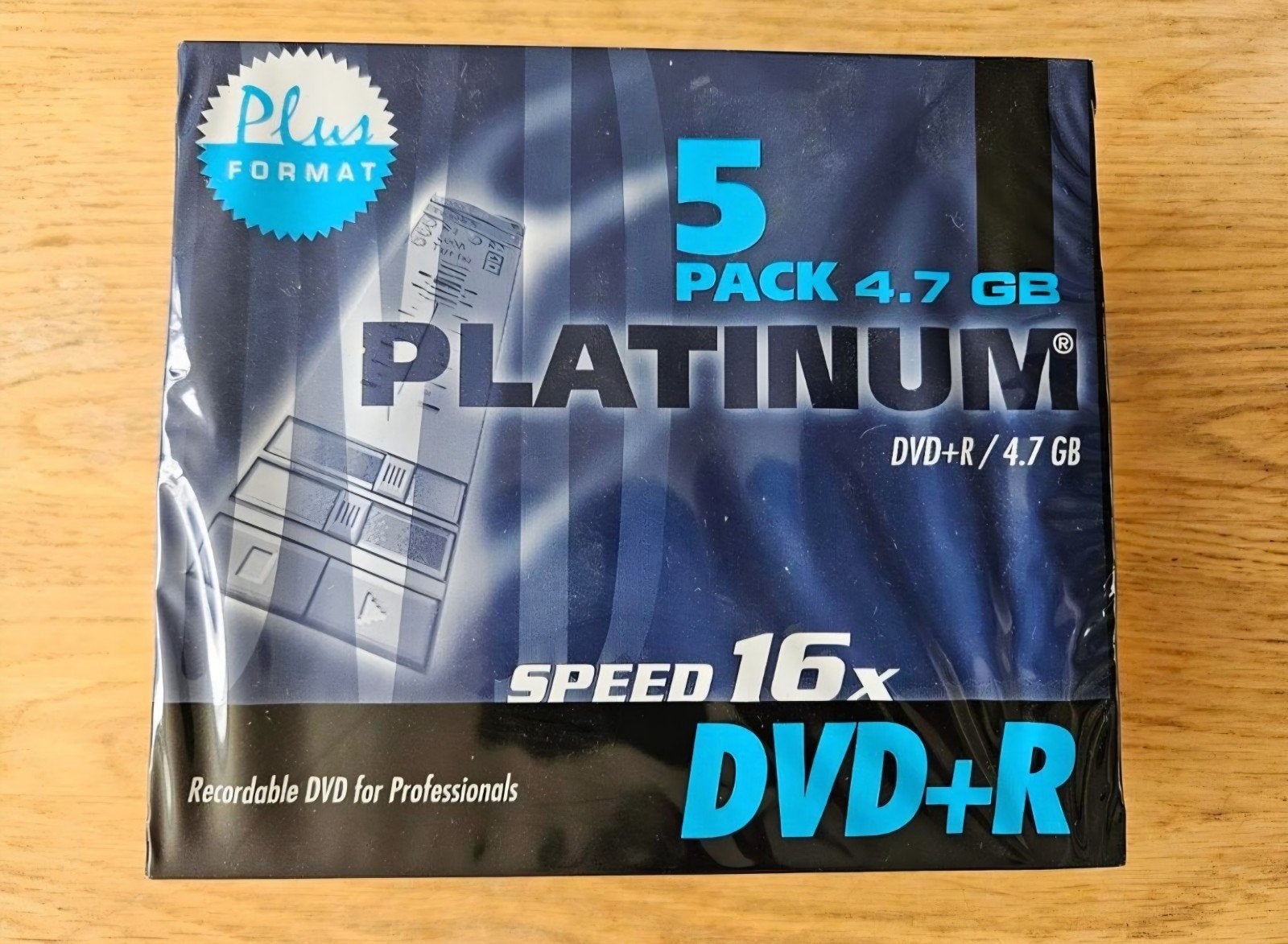Platinum DVD+R/4.7GB, speed 16x, 5-pack, Alle leeftijden, Ophalen, Nieuw in verpakking