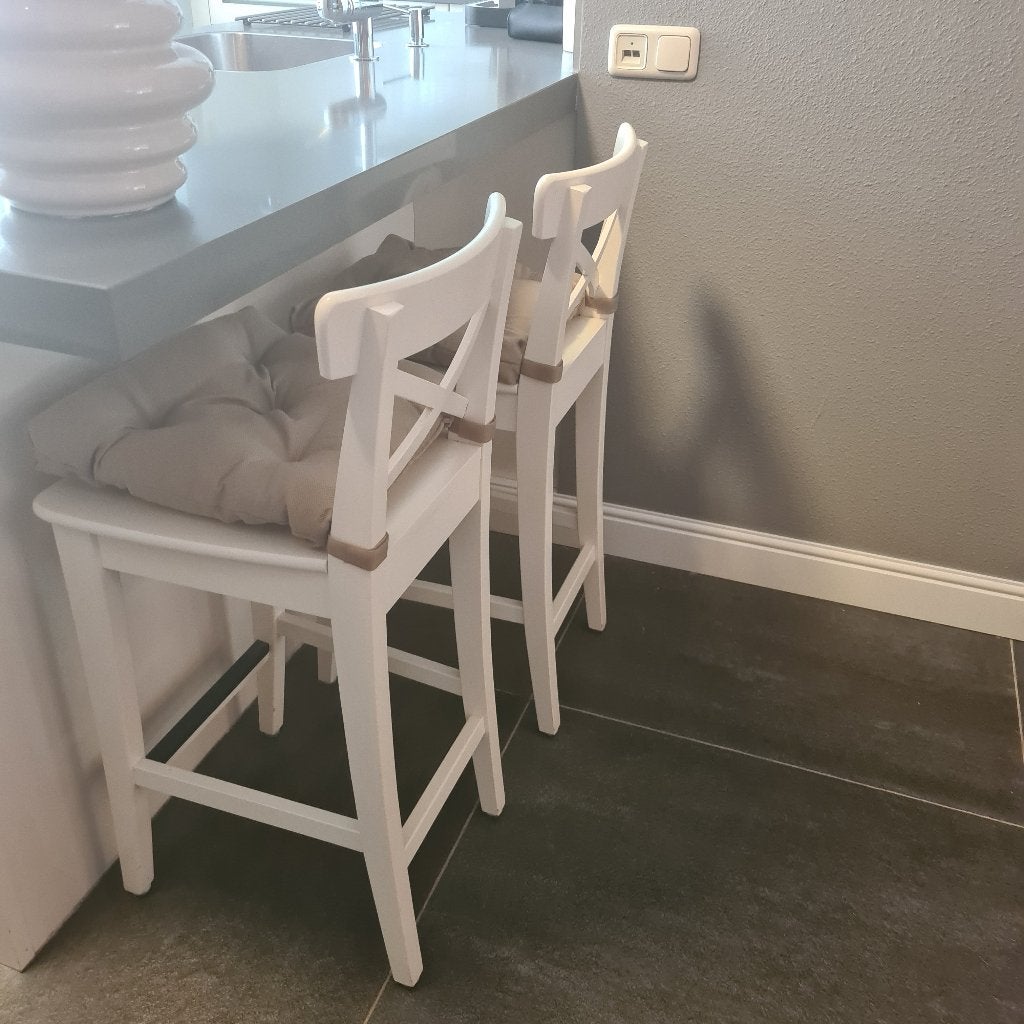 Barkrukken, Huis en Inrichting, Ophalen, 60 tot 90 cm, Zo goed als nieuw, Hout