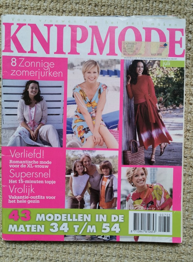 22 . knipmode 2005, Hobby en Vrije tijd, Kledingpatronen, Ophalen of Verzenden, Nieuw, Vrouw, Knipmode