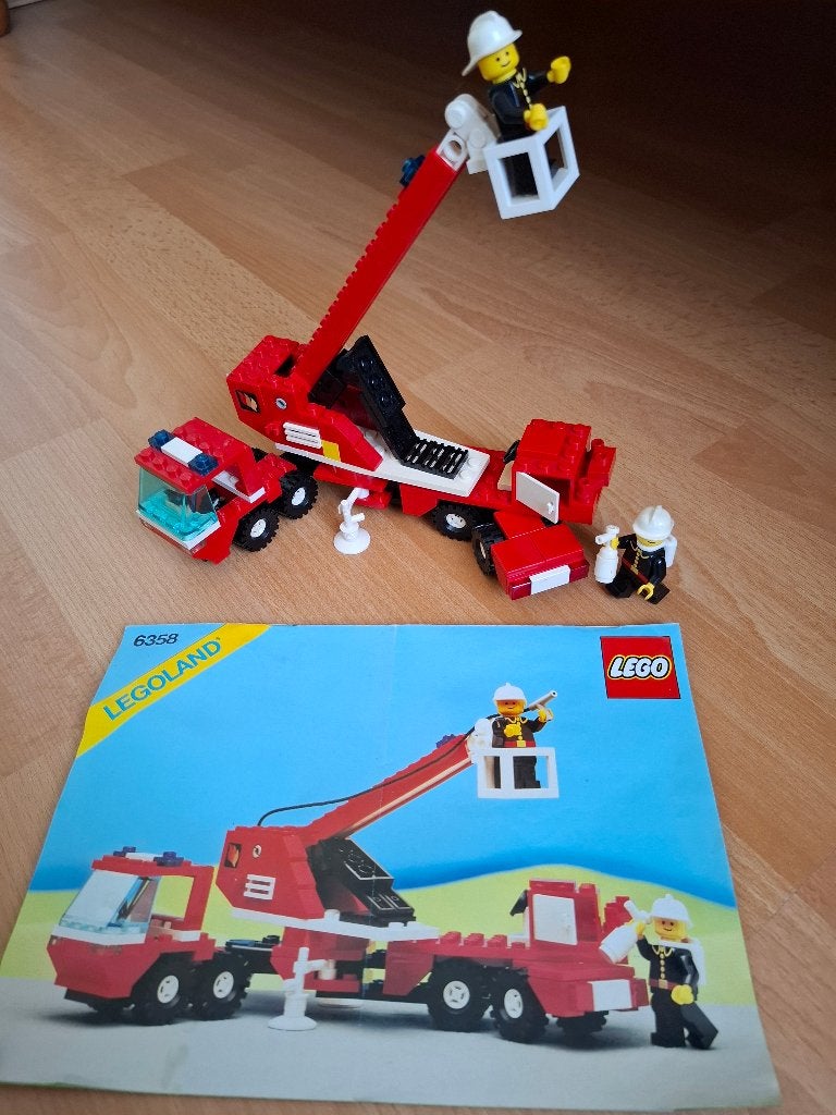 LEGO Brandweer wagen (6358), Kinderen en Baby's, Speelgoed | Duplo en Lego, Gebruikt, Lego, Ophalen of Verzenden, Inclusief instructies