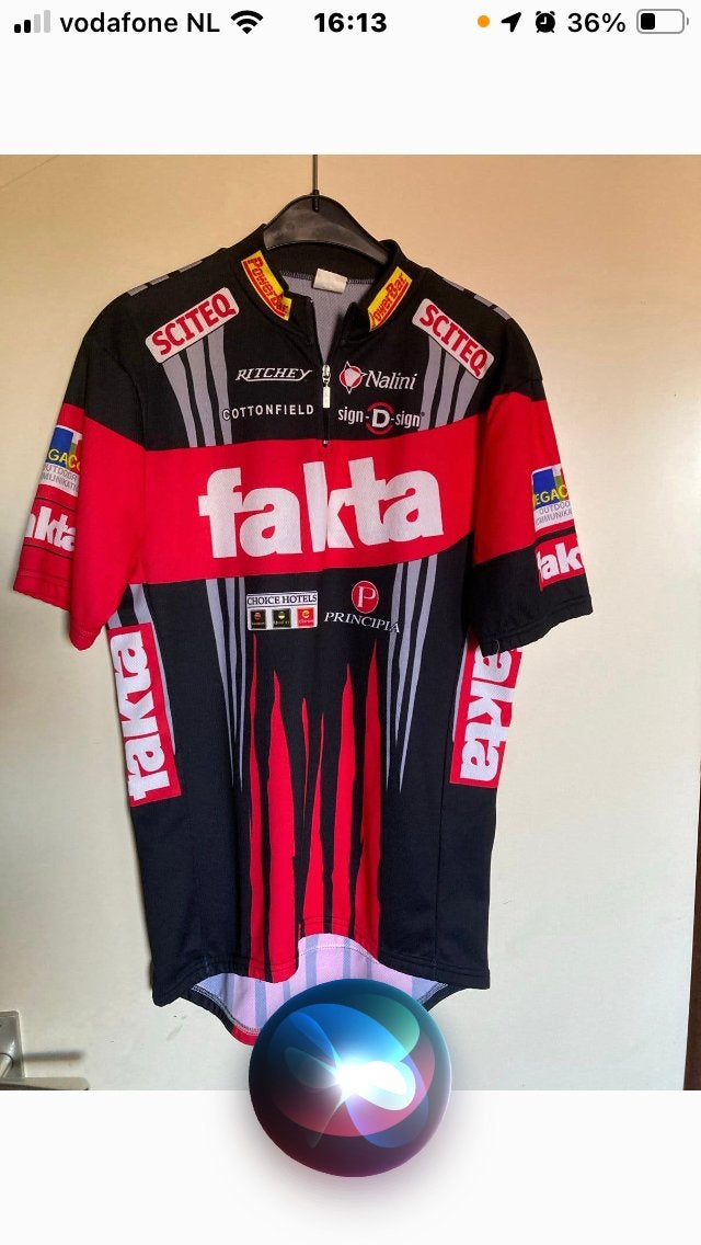 Fakta Nalini wielershirt - Vintage wielerkleding, Ophalen of Verzenden, Zo goed als nieuw, Kleding