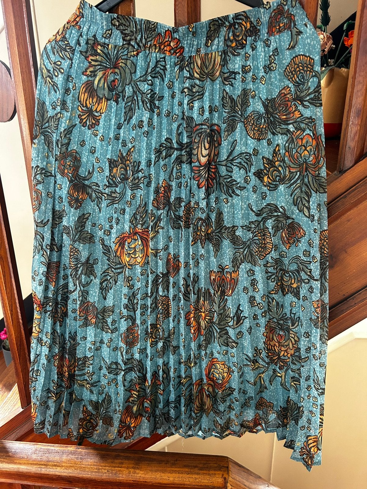 Leuke plissé rok Cotton Club., Meerkleurig, Ophalen of Verzenden, Zo goed als nieuw, Maat 36 (S)