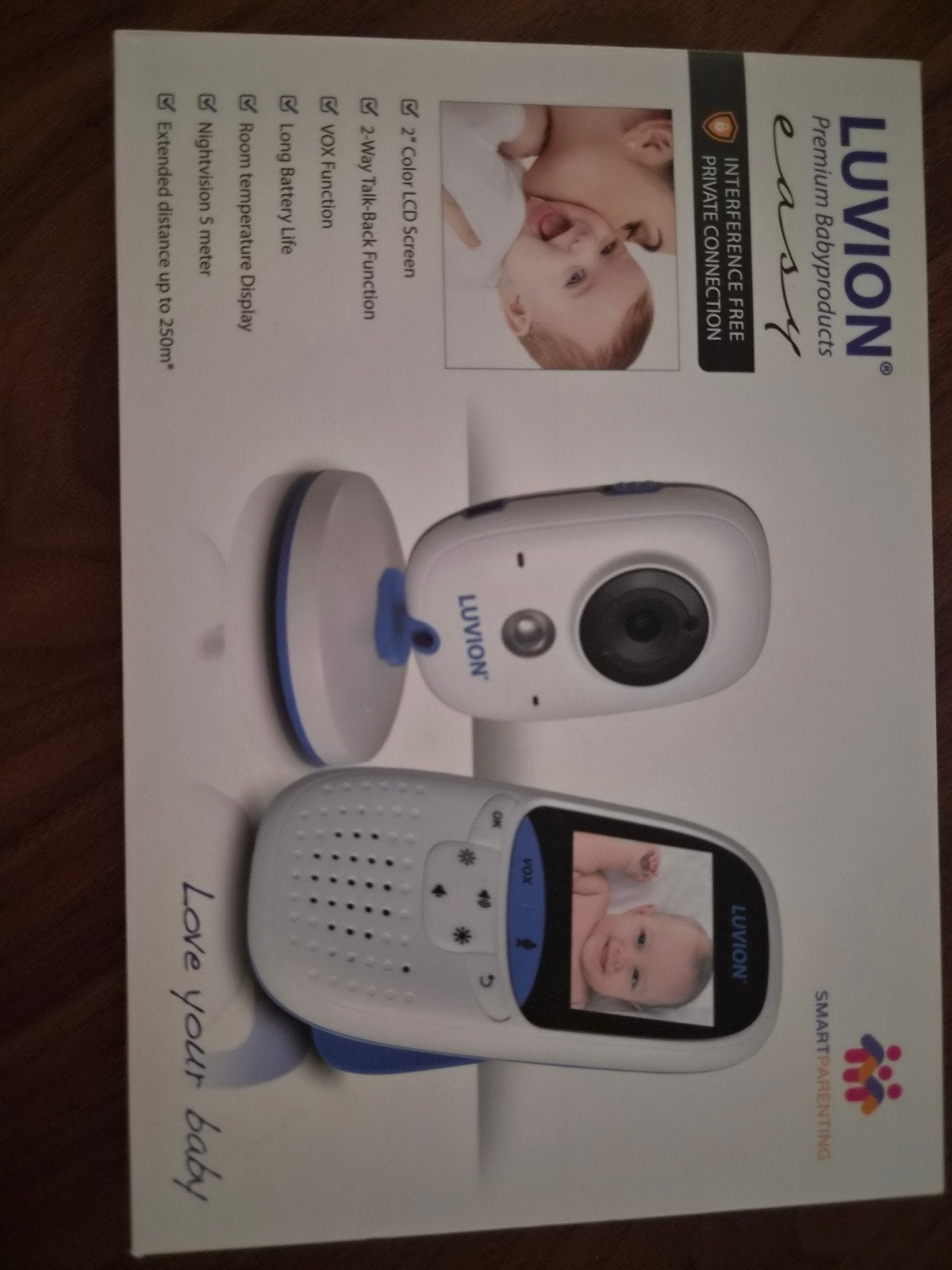 NIEUW Luvion Easy Babyfoon met Camera - Ongebruikt, Ophalen of Verzenden, Nieuw, 250 meter of meer, Camera