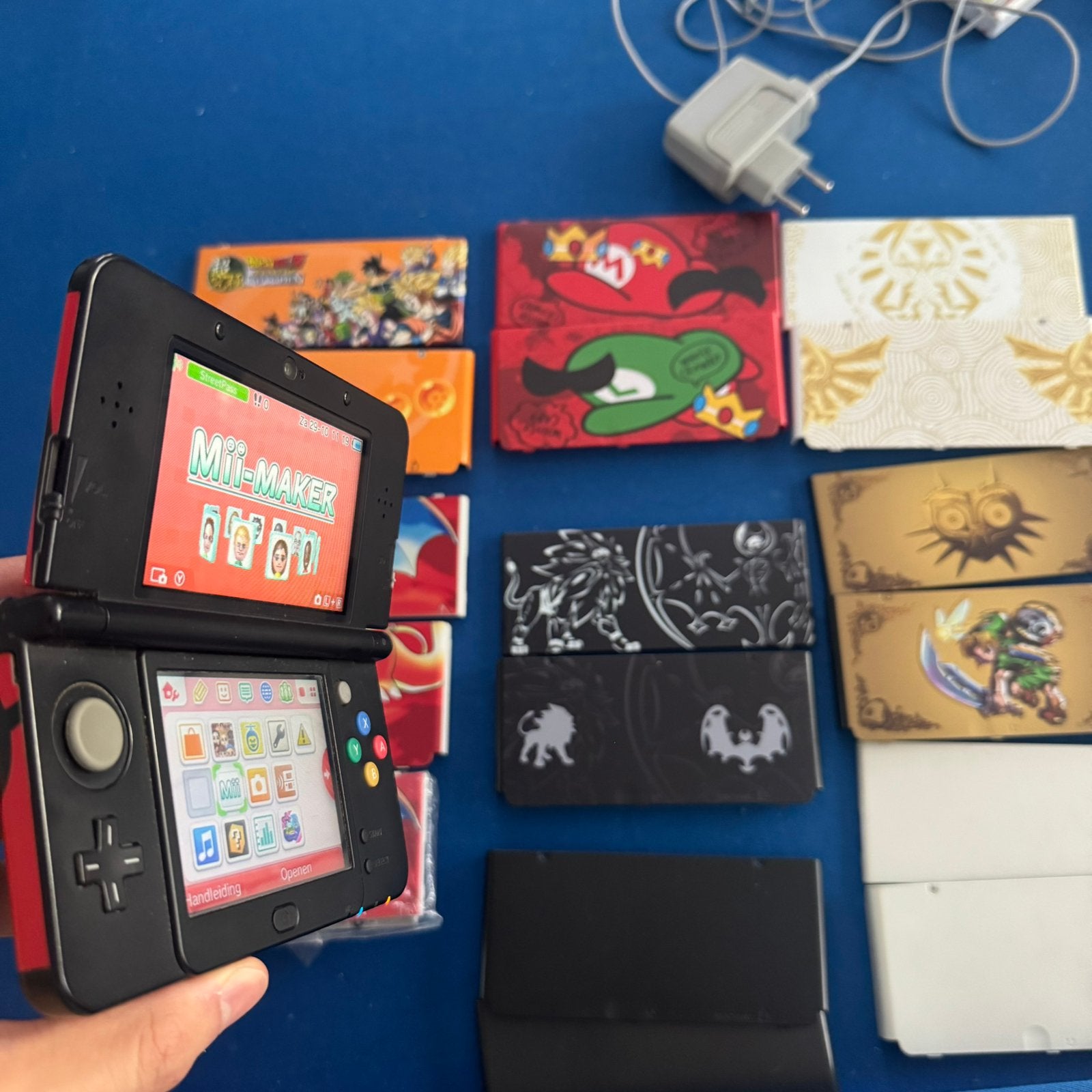 Zeldzaam! Dual IPS New 3DS (geen XL) - Meer te koop!, Gebruikt, Zwart, Ophalen of Verzenden, 3DS