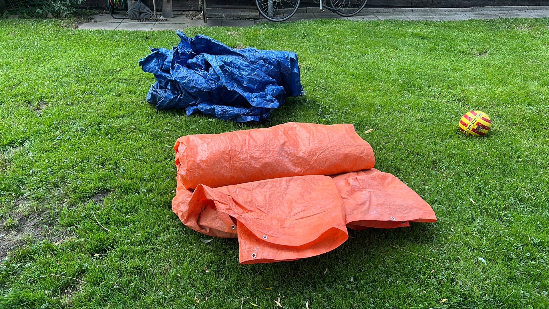 Dekzeil groot, Ophalen, Zo goed als nieuw, 15 m² of meer, Zeil