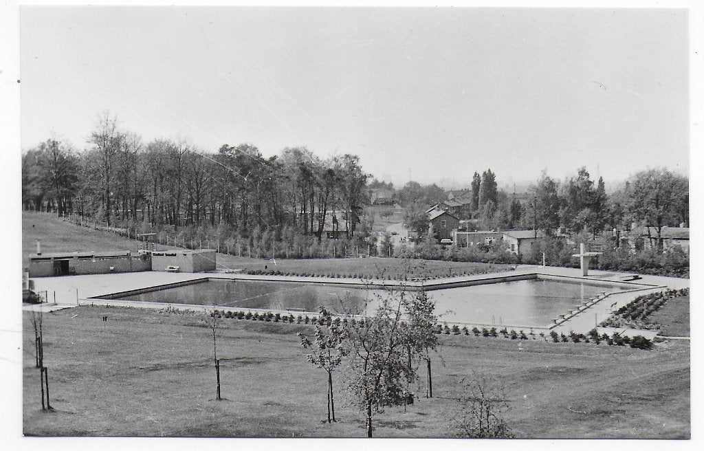 Schaesberg Zwembad de Molt Ongelopen Ansichtkaart ( B6935 ), Verzamelen, Ophalen of Verzenden, 1960 tot 1980, Gelopen