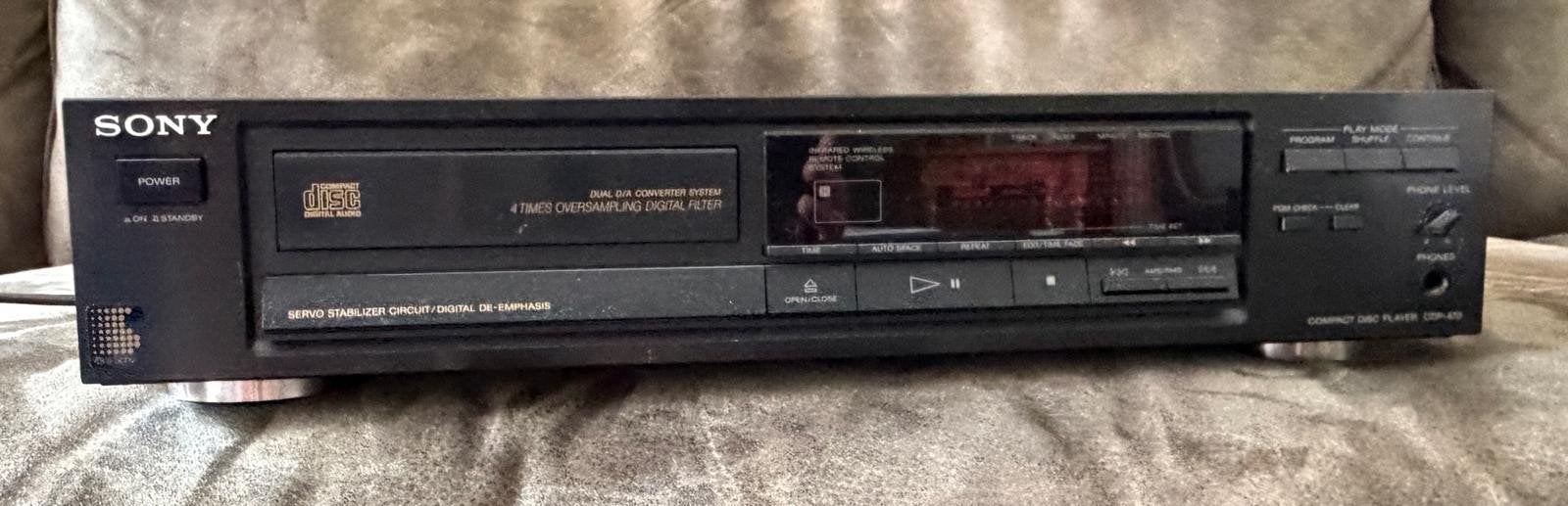 Sony CDP-490 Compact Disc Speler - Klassieke CD-speler, Ophalen