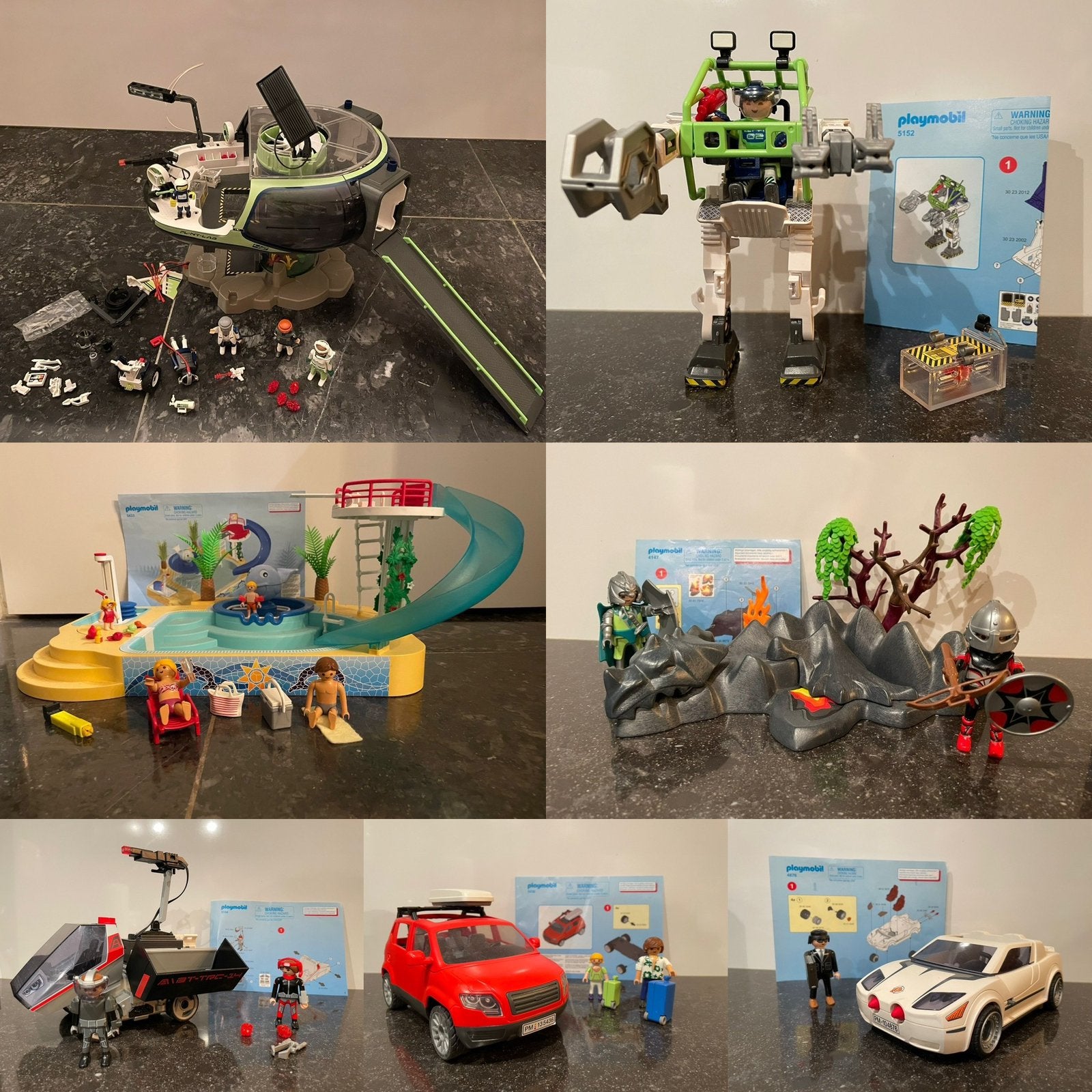 14 Playmobil sets - Losse verkoop of één koop = Goedkoop !!!, Ophalen of Verzenden, Gebruikt