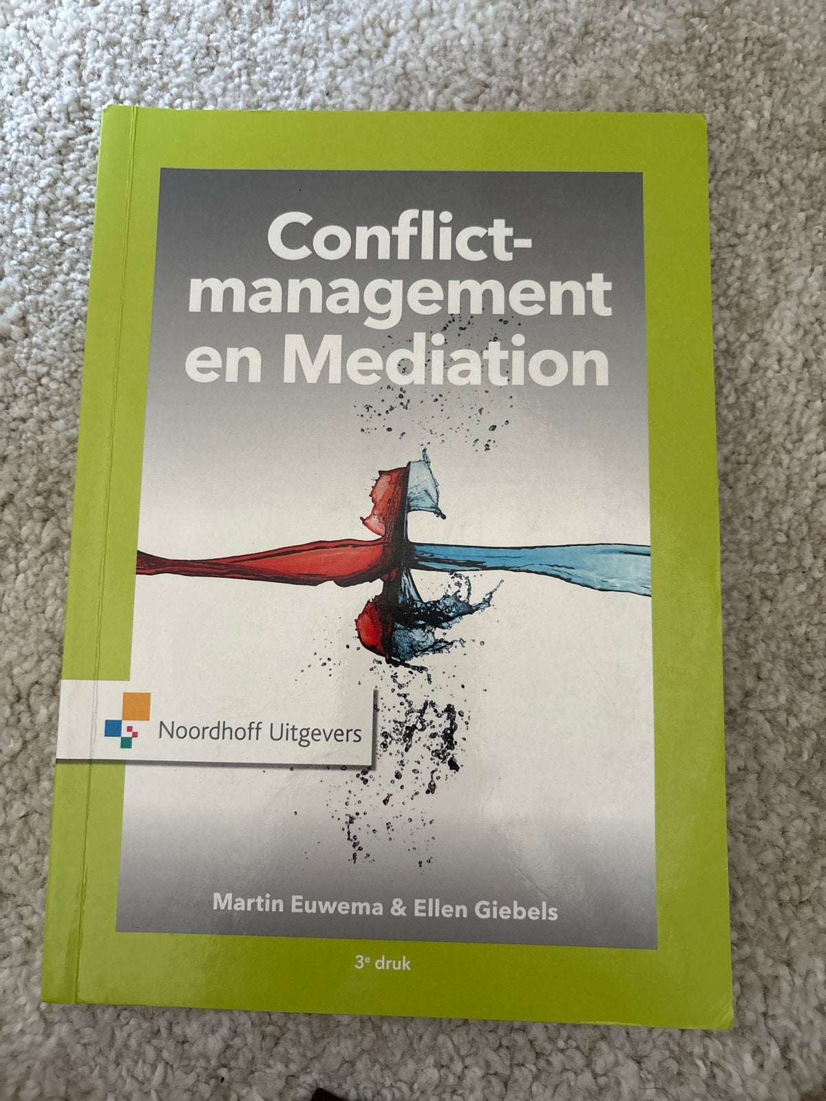 Conflictmanagement en Mediation - 3e druk, Ophalen of Verzenden, Gamma, Zo goed als nieuw, HBO