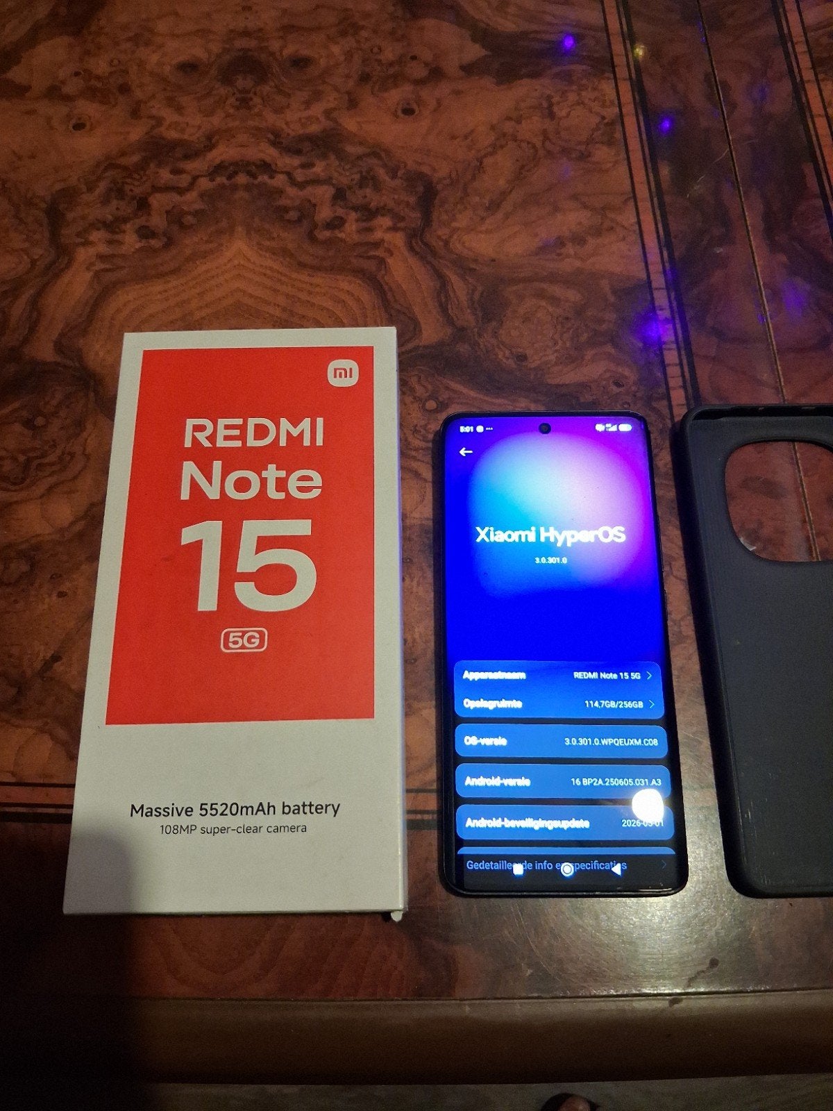 Xiaomi Redmi Note 15 5G 256GB - Zo goed als nieuw, Telecommunicatie, Mobiele telefoons | Overige merken, Ophalen of Verzenden