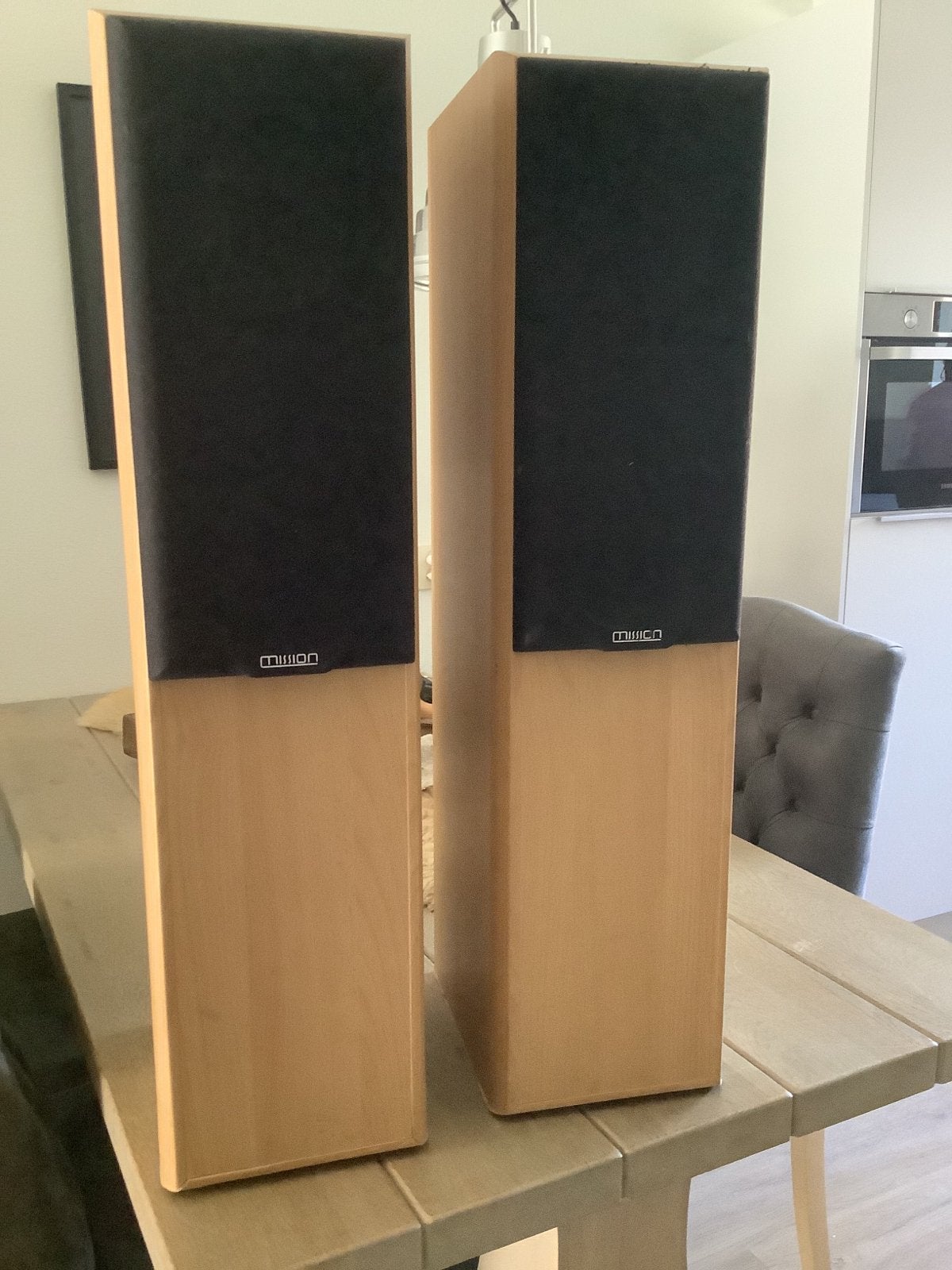 Mission Vloerstaande Luidsprekers, Vloerstaande luidspreker, Ophalen of Verzenden, Zo goed als nieuw, Geschikt voor surround/home cinema