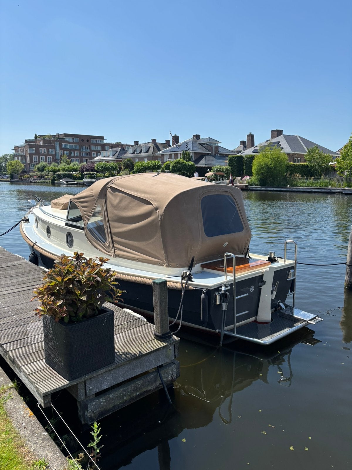 Te koop stalen eurosloep 770 bouwjaar 2005, Watersport en Boten, Motorboten en Motorjachten, Gebruikt, Staal, Diesel, Binnenboordmotor
