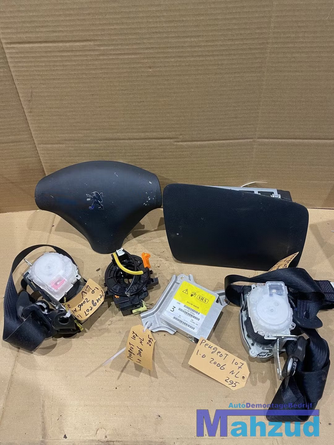 PEUGEOT 107 Airbag set gordel module 2005-2014, Auto-onderdelen, Taurusavenue 1
2132 LS  Hoofddorp, NL, Gebruikt, Contact.group@renault.com