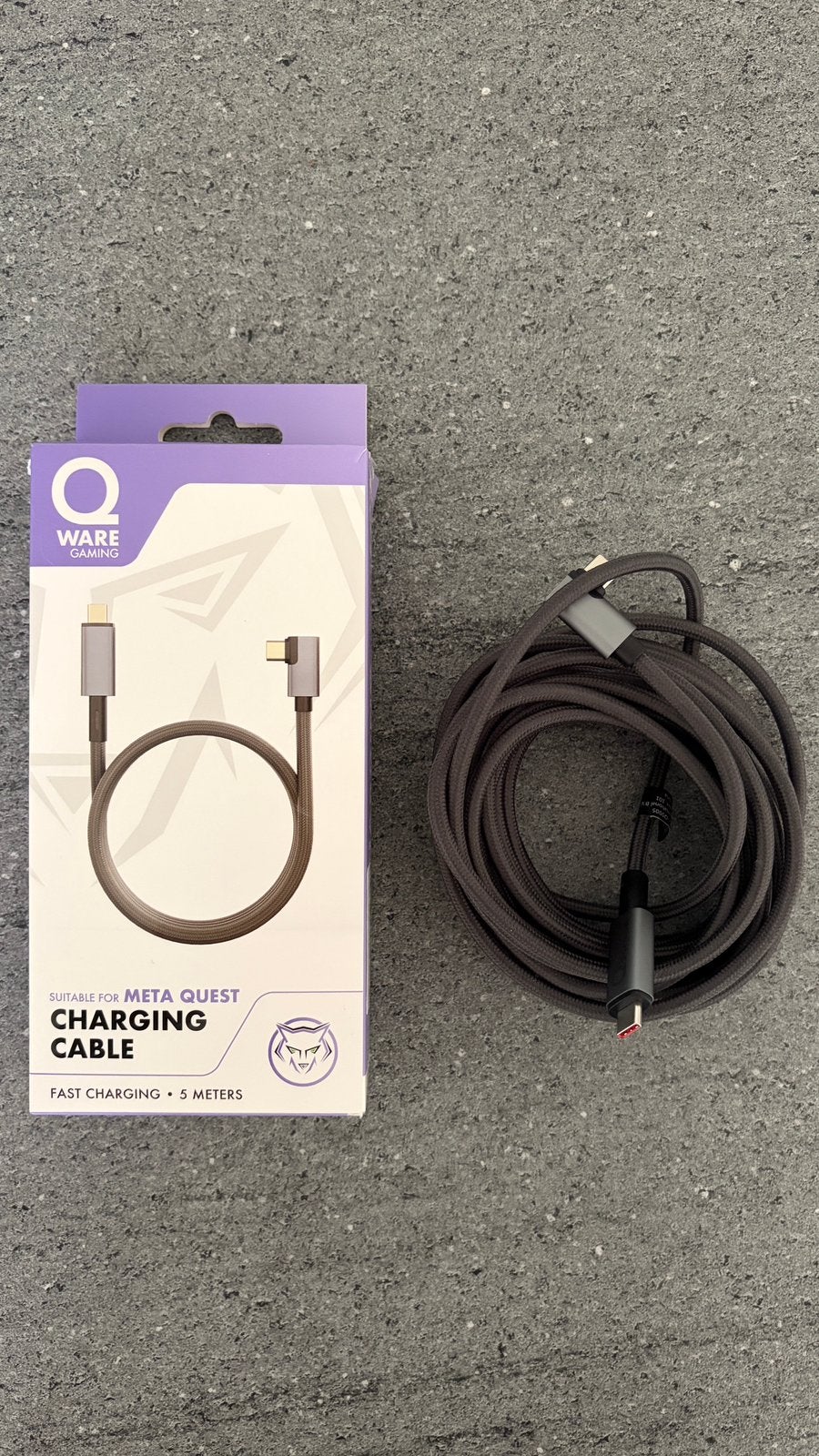 Qware Charging Cable 5m - Link kabel Meta Quest, Ophalen of Verzenden, Nieuw, Overige platformen