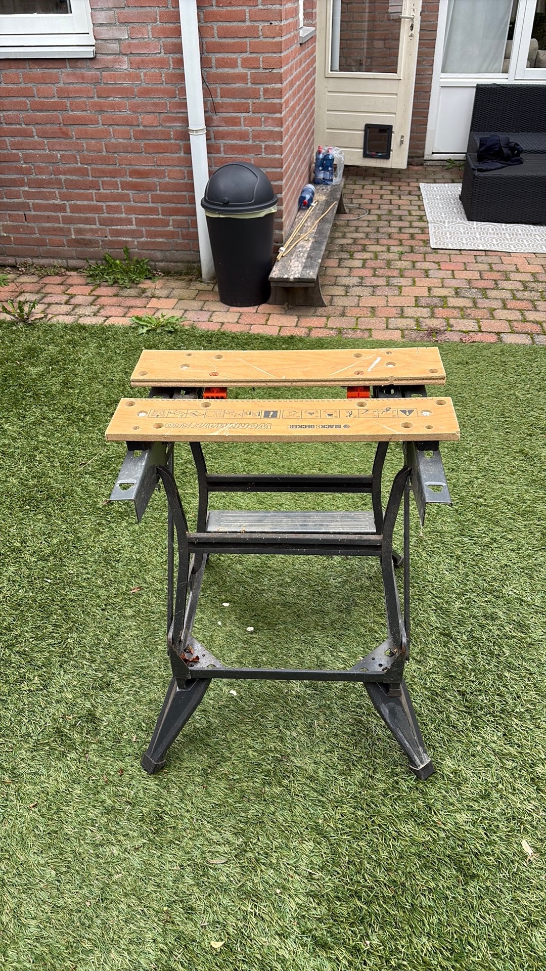 Verstelbare werkbank. (Black&decker workmate 550), Doe-het-zelf en Verbouw, Ophalen, Zo goed als nieuw, Inklapbaar