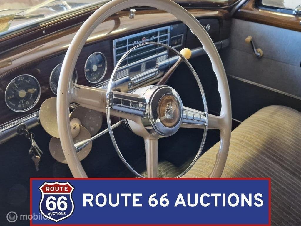 Plymouth Deluxe | 1950 | Route 66 Auctions, Overige carrosserieën, Zwart, Handgeschakeld, Plymouth