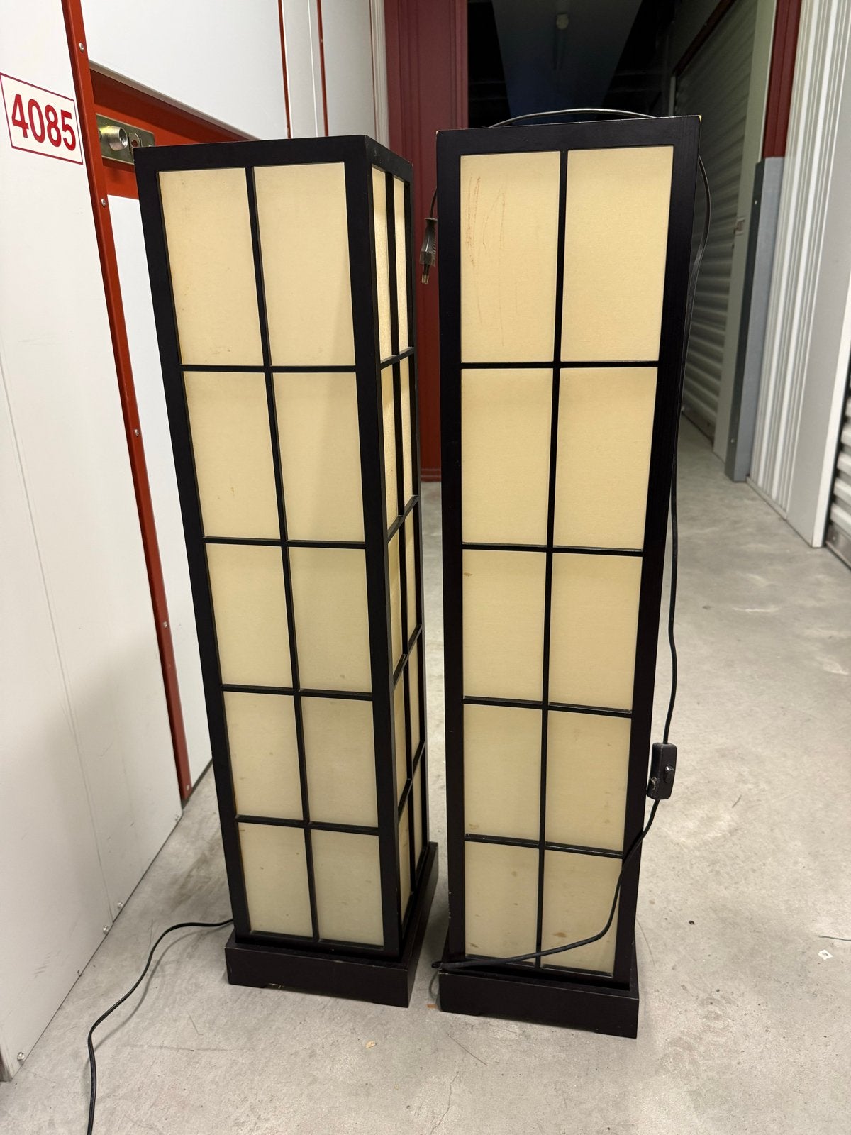 Set van 2 Japanse vloerlampen, Antiek en Kunst, Ophalen