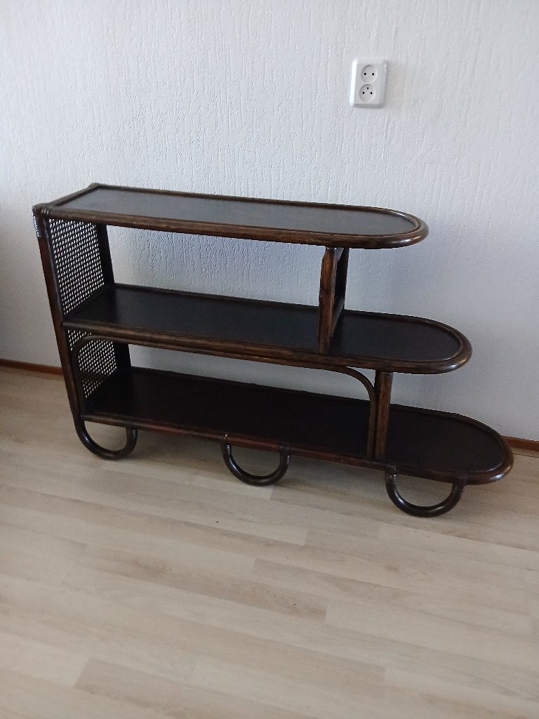 Kast – étagère – Rotan - Webbing – Vintage, Ophalen