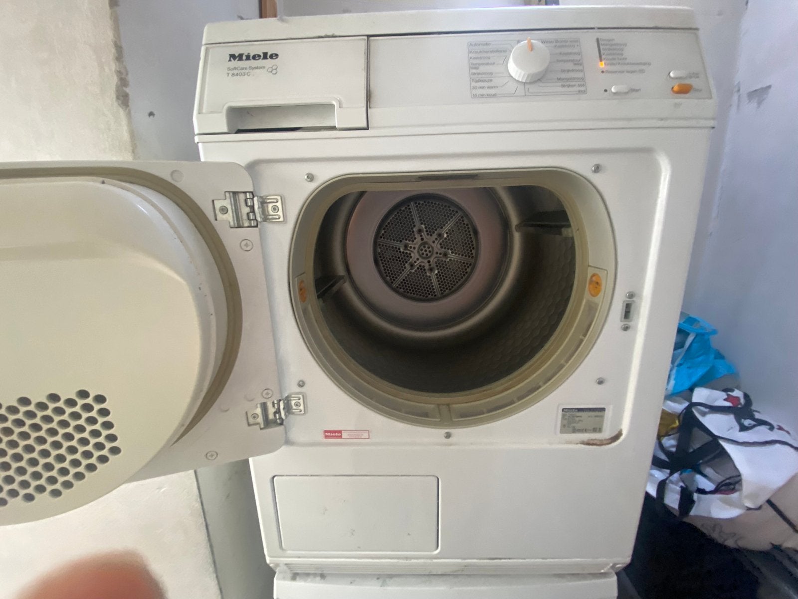 Gratis condens/ afvoer droogtrommel (defect), Witgoed en Apparatuur, 6 tot 8 kg, Anti-kreukfase, Ophalen of Verzenden, Voorlader