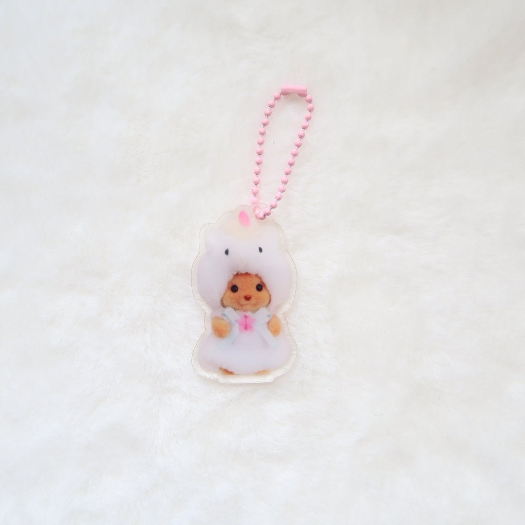 Sylvanian Families Calico Critters Clip Charm Sleutelhanger, Verzenden, Nieuw, Knuffel of Figuurtje