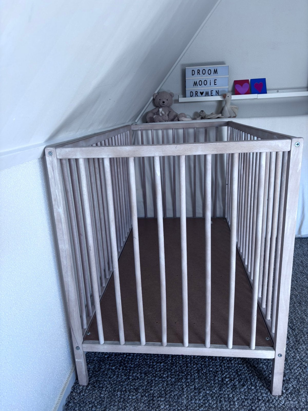 IKEA SNIGLAR Ledikantje voor matrasmaat 60x120 cm., Kinderen en Baby's, Ophalen, Gebruikt, Ledikant