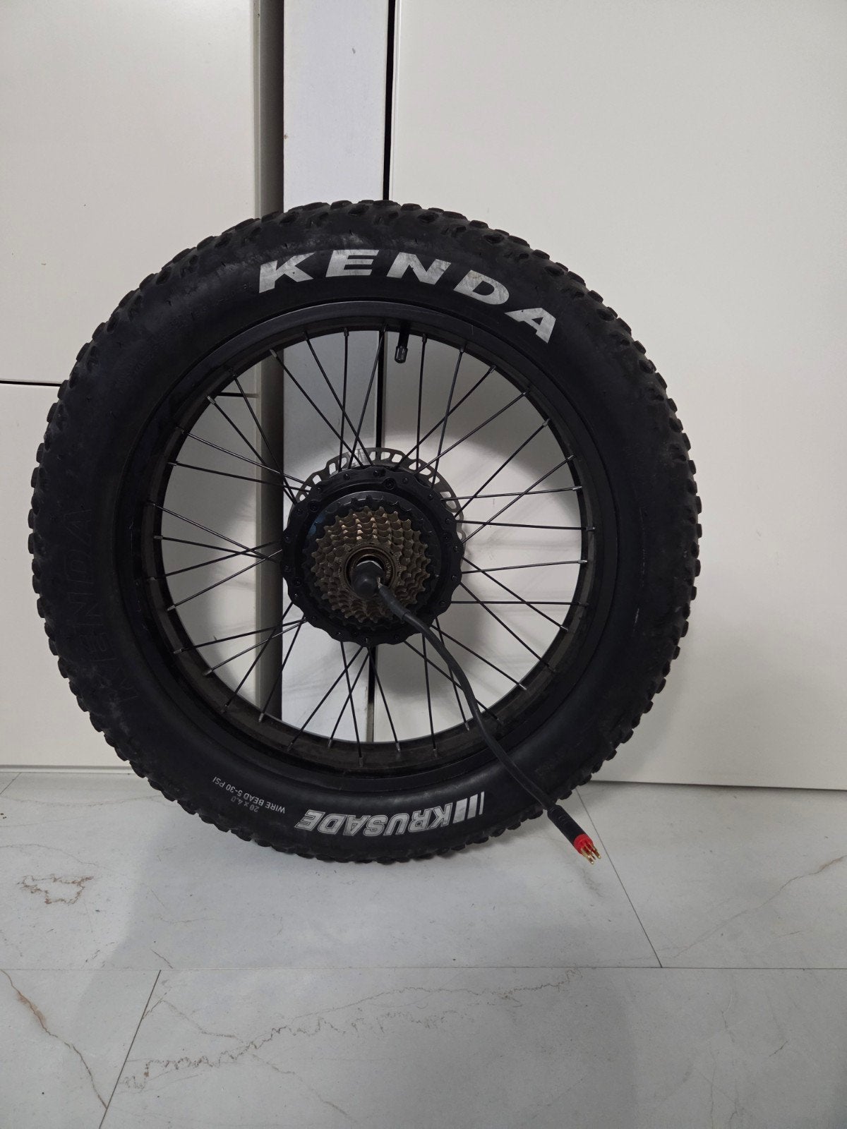 Fatbike voor- en achterwiel met 48V motor GTHPG48V, Wiel, Gebruikt, Ophalen of Verzenden, Elektrische fiets