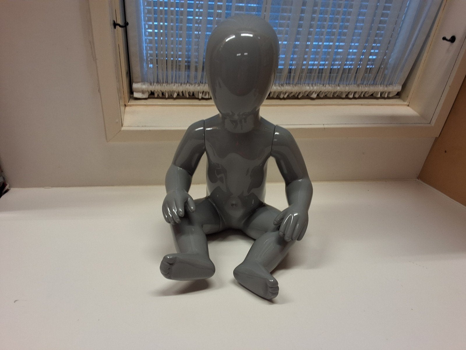 Baby paspop faceless grijs, Ophalen of Verzenden