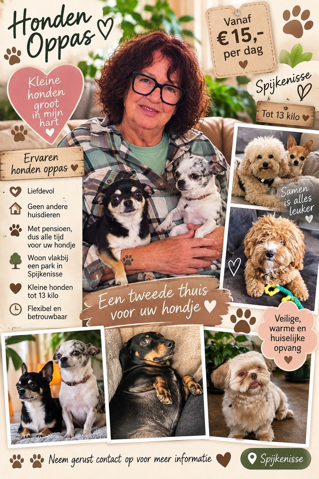 honden oppas, Ophalen of Verzenden, Vee