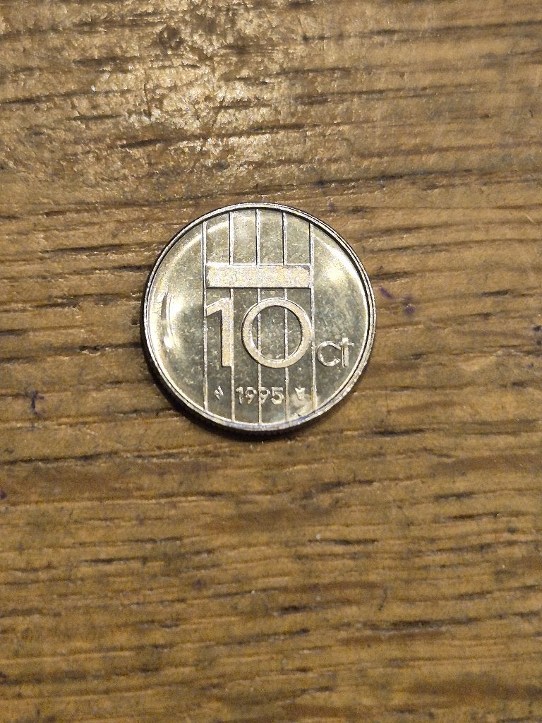 Nederland - 10 Cent 1995, Verzenden, Koningin Beatrix, 10 cent, Losse munt
