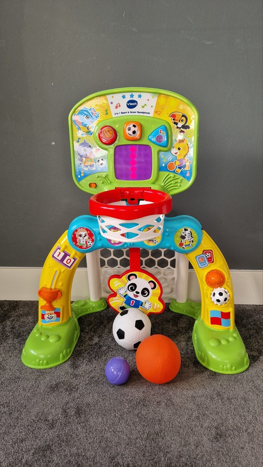 VTech 3-in-1 Sport & Scoor Speelplaats - Zo goed als nieuw, Ophalen, Zo goed als nieuw, 6 maanden tot 2 jaar