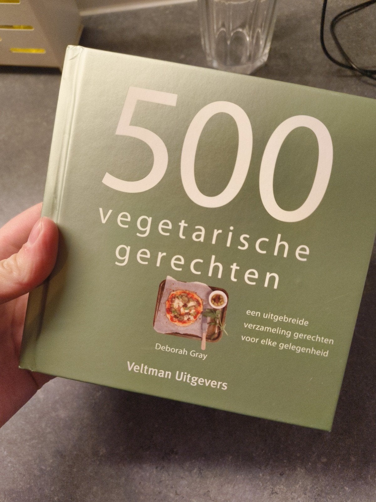 Kookboek 500 vegetarische gerechten z.g.a.n., Ophalen, Zo goed als nieuw, Deborah Gray, Vegetarisch
