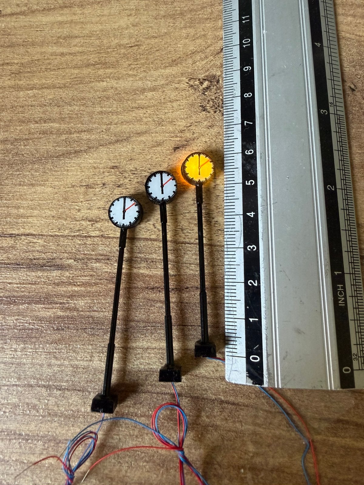 Modelbouw klokken H0 | 5,6cm, Overige merken, Gelijkstroom, Verzenden, Overige typen