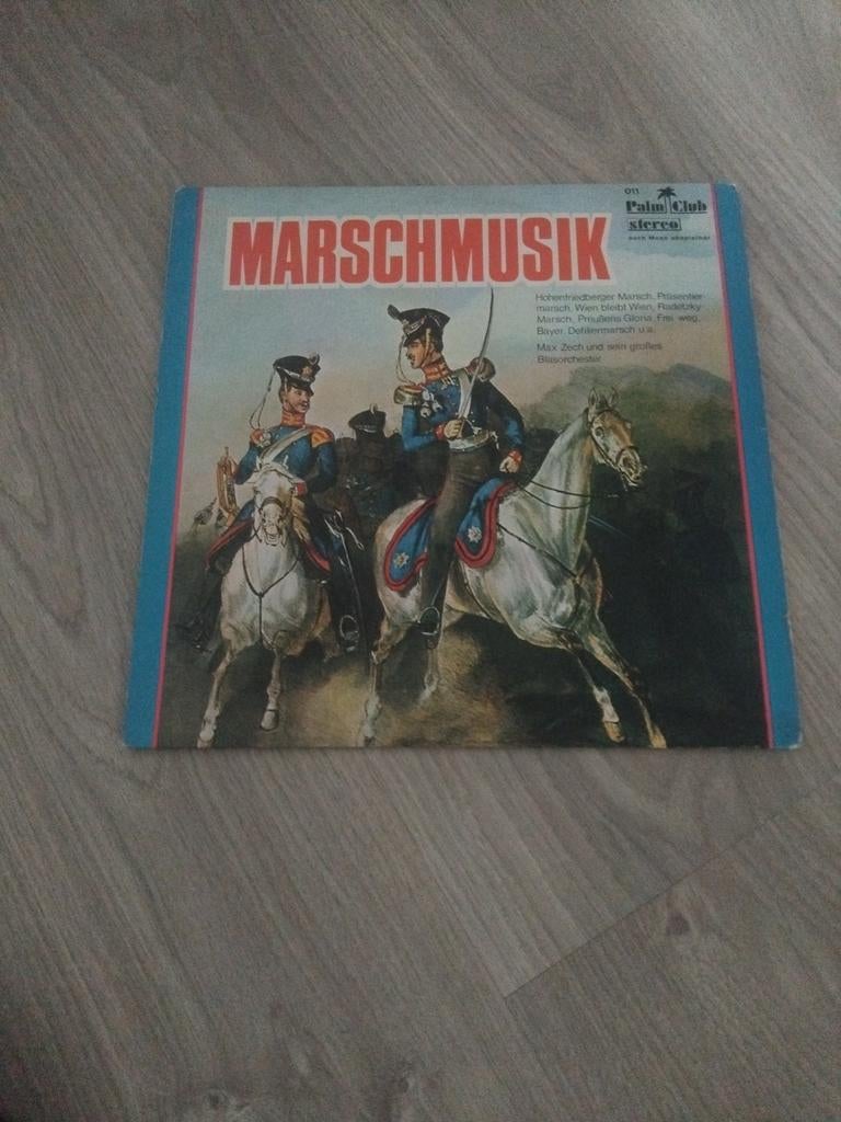 Marschmusik - Max Zech en zijn groot blaasorkest LP, Gebruikt, Overige genres, Ophalen of Verzenden, 12 inch