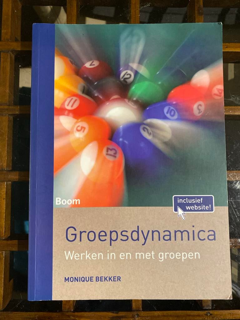 Groepsdynamica: Werken in en met groepen - HBO TP, Boeken, Studieboeken en Cursussen, Ophalen of Verzenden, Gamma, Gelezen, HBO