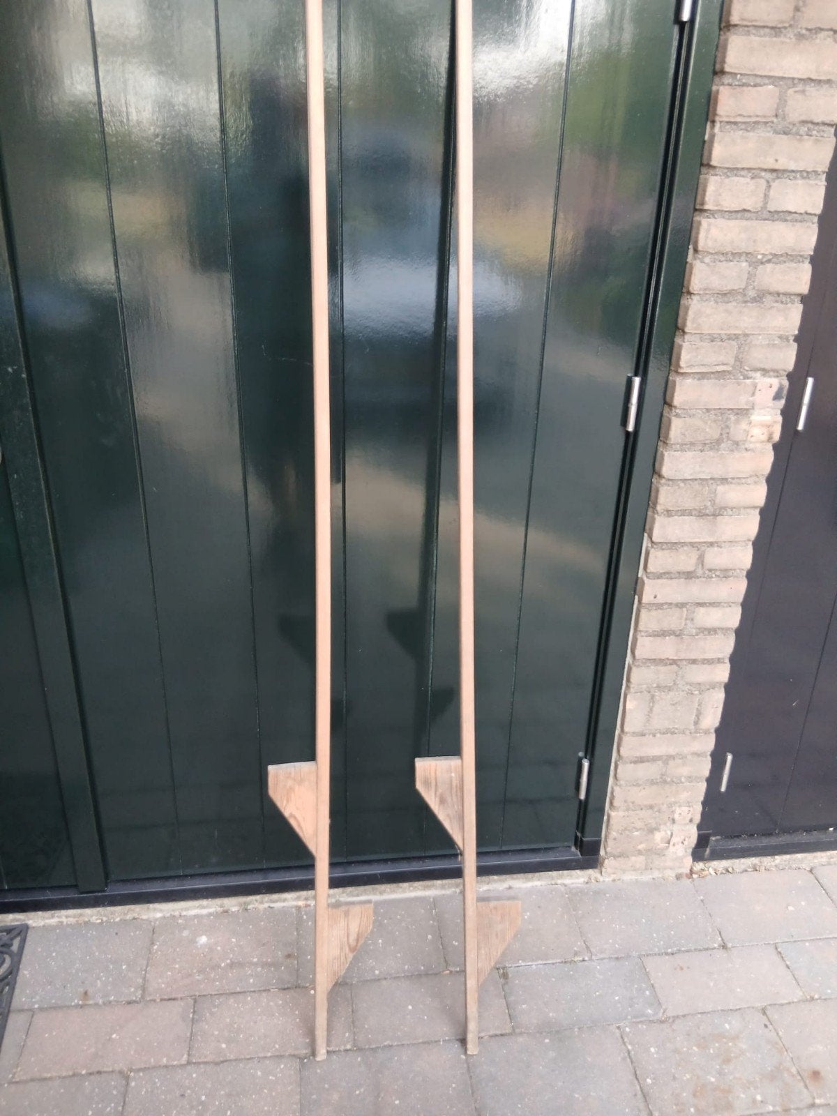 Houten stelten, Ophalen, Zo goed als nieuw