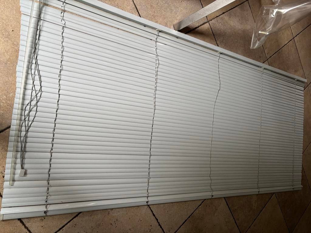 Luxaflex aluminium, Ophalen, Gebruikt, Blauw, 100 tot 150 cm