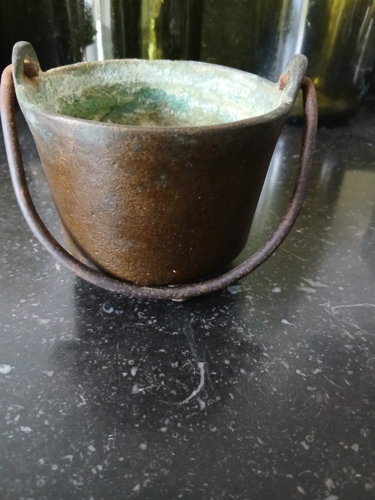 antiek bronzen grape bijzondere maat, Antiek en Kunst, Antiek | Koper en Brons, Ophalen of Verzenden, Brons