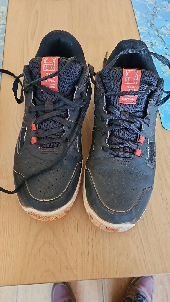 Artengo tennisschoenen maat 42, zwart, model TS 500M Clay, Sport en Fitness, Gebruikt, L00, Schoenen, Ophalen