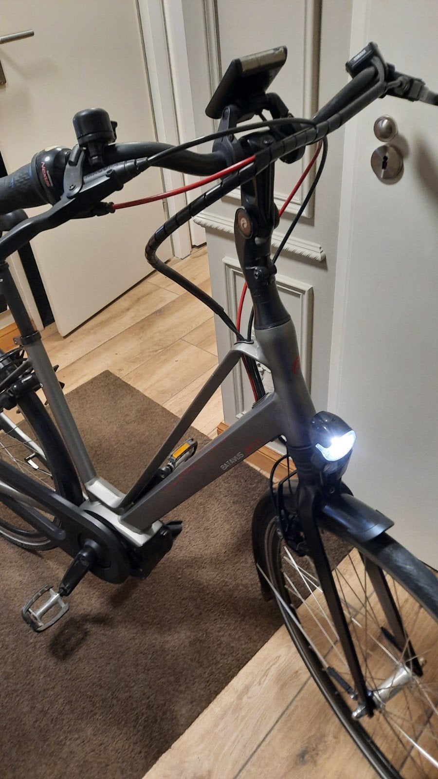 batavus bryte 500wh accu 75 nm yamaha motor, Ophalen of Verzenden, Zo goed als nieuw, Versnellingen