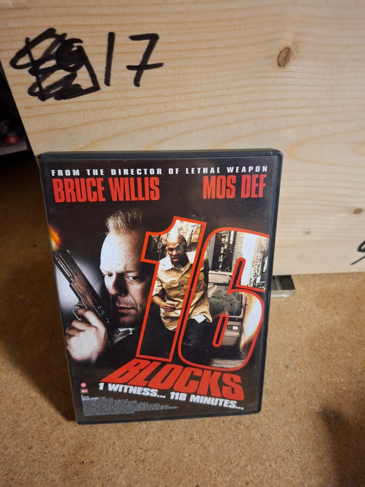 16 Blocks - Actiethriller met Bruce Willis en Mos Def, Nederlands, Actiethriller, Ophalen of Verzenden, Vanaf 12 jaar