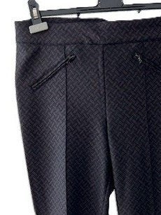 CAMBIO RAINBOW pantalon 44 bruin blauw bonded travelstof, Cambio, Maat 42/44 (L), Zo goed als nieuw, Lang