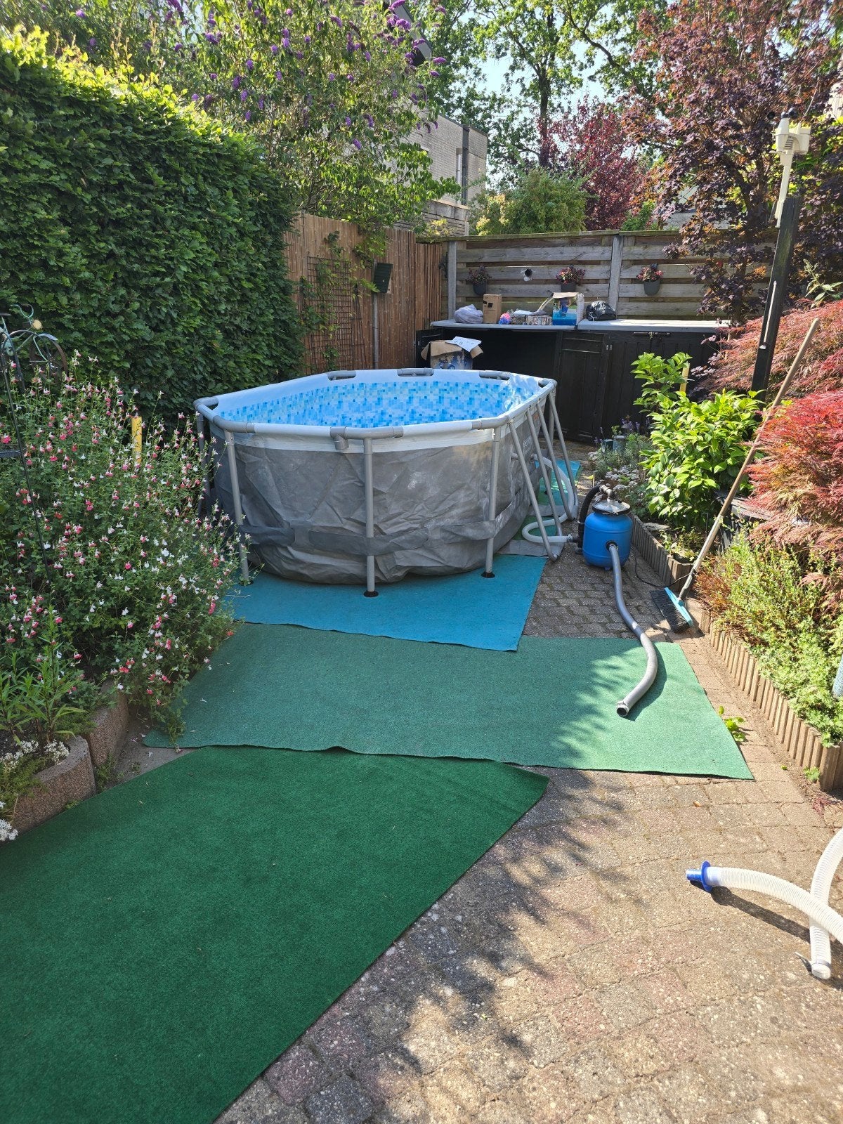 Bestway Levant 300x200x84cm met toebehoren, Ophalen, Gebruikt, 200 tot 300 cm, 80 tot 120 cm